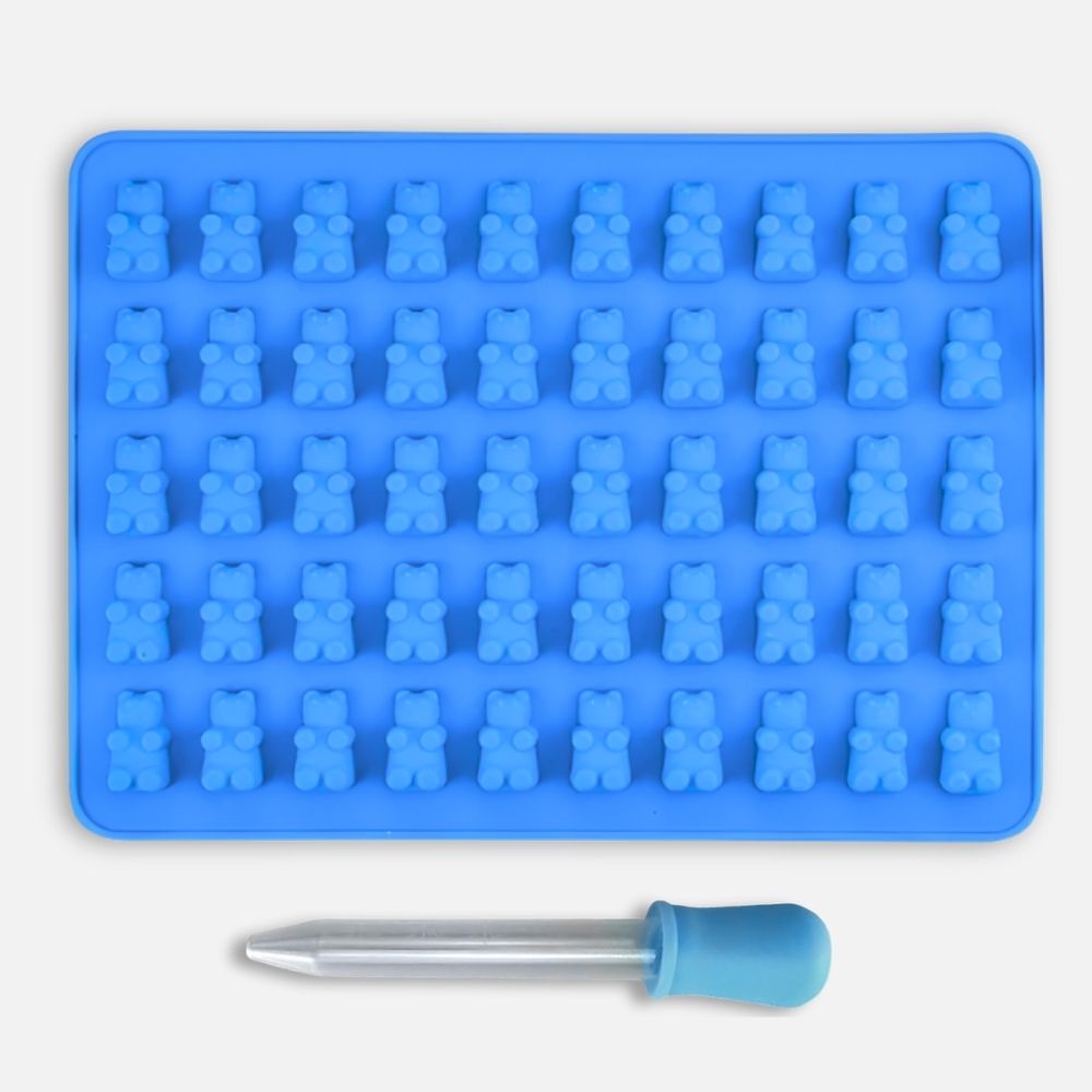 Silikonová forma na gumové medvídky s pipetou