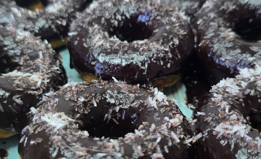 Extra kokosové donuty