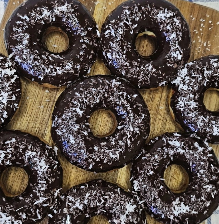 Zdravé kokosové donuty
