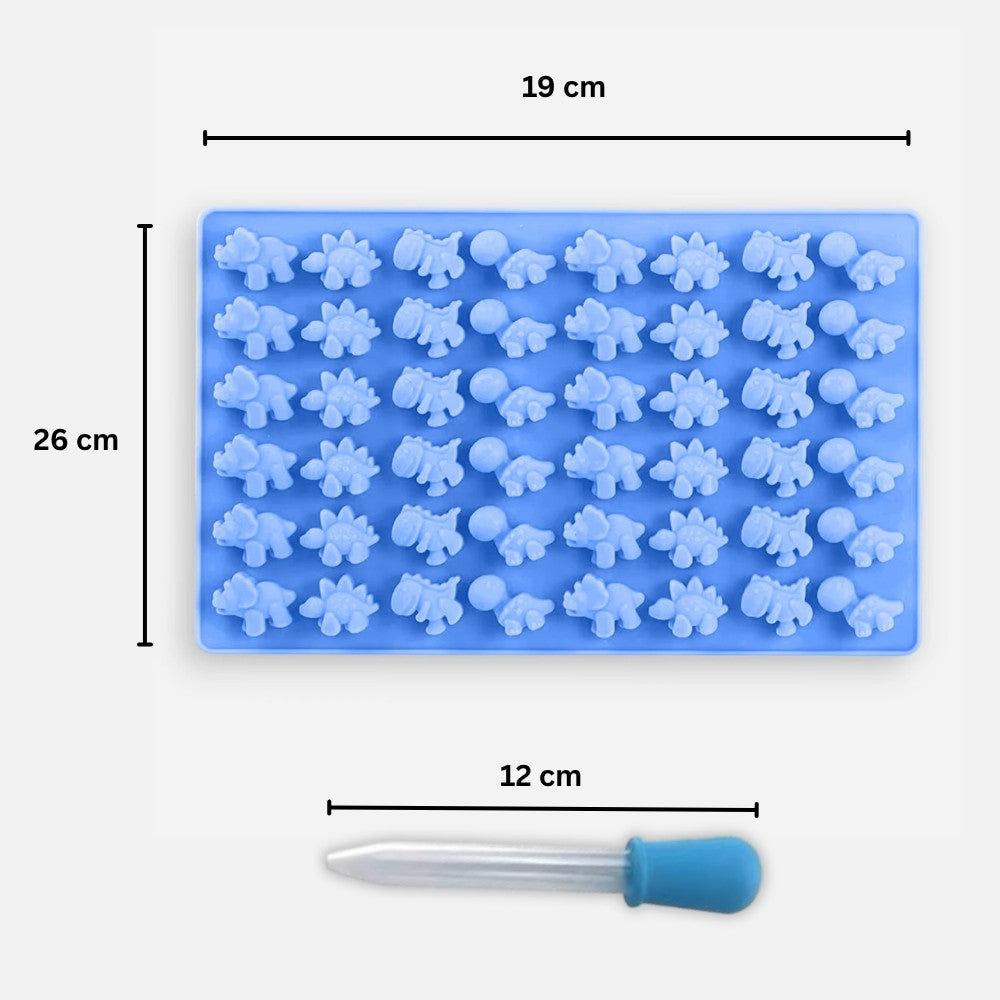 Forma na cukríky s pipetou - Dinosauri