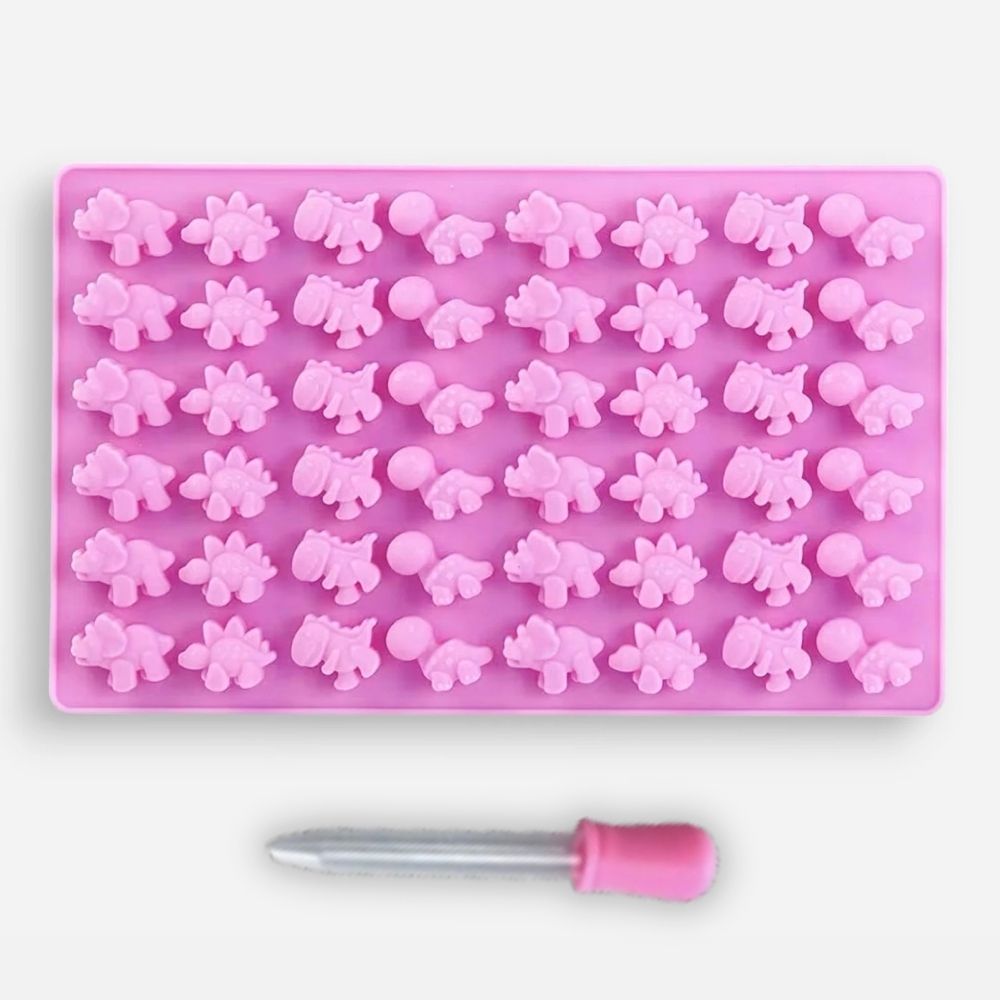 Forma na cukríky s pipetou - Dinosauri