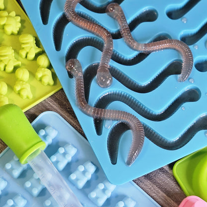 Silikonová forma na gumové hadíky s pipetou
