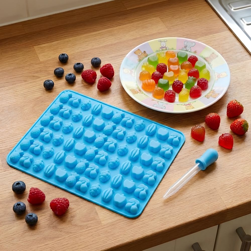 Silikonová forma na bonbóny s pipetou