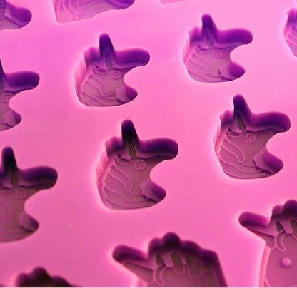 Forma na cukríky s pipetou - Jednorožce