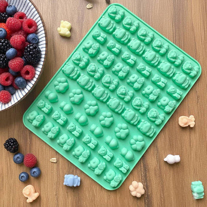 Forma na cukríky s pipetou - Zvieratká