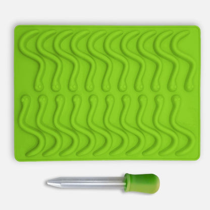 Silikonová forma na gumové hadíky s pipetou