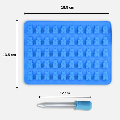 Silikonová forma na gumové medvídky s pipetou
