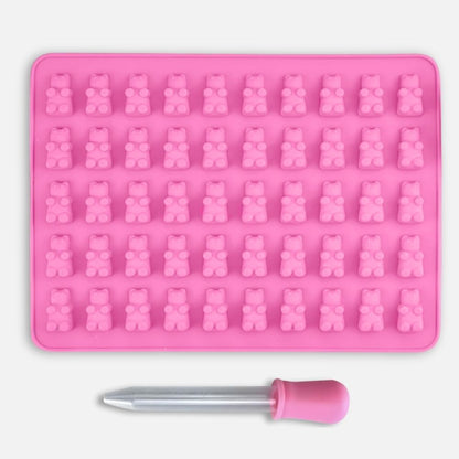 Silikonová forma na gumové medvídky s pipetou