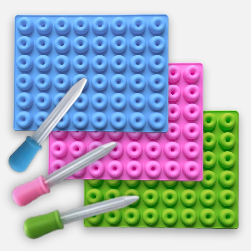 Forma na cukríky s pipetou - Donuty