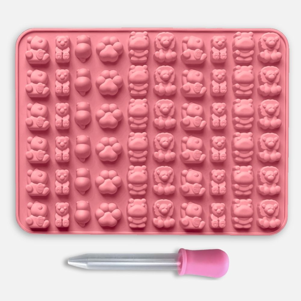 Forma na cukríky s pipetou - Zvieratká